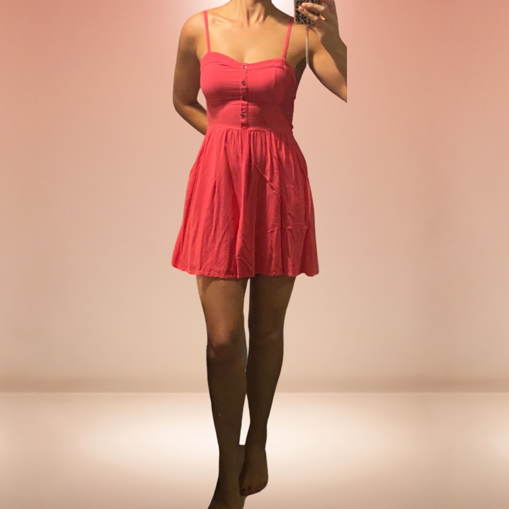 Express Pink Flowy Dress Size Small